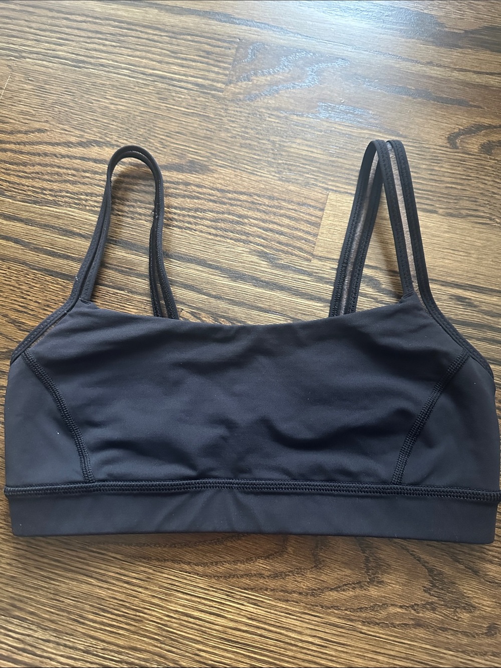 lululemon athletica Black Double-Strap Sports Bra